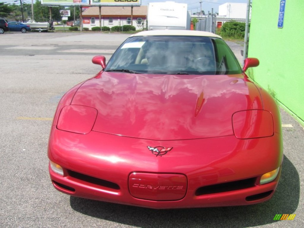 2004 Corvette Convertible - Magnetic Red Metallic / Shale photo #6