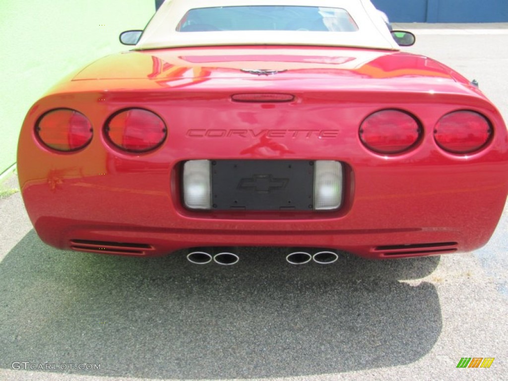 2004 Corvette Convertible - Magnetic Red Metallic / Shale photo #7