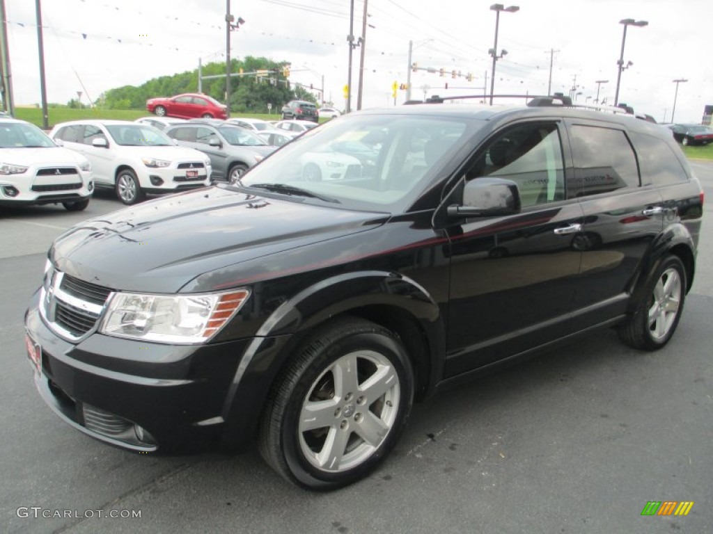 Brilliant Black Crystal Pearl 2009 Dodge Journey R/T AWD Exterior Photo #95844265