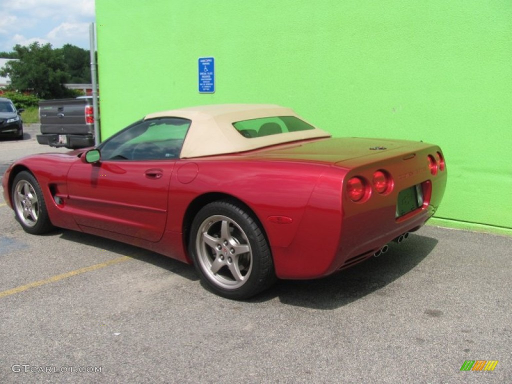 2004 Corvette Convertible - Magnetic Red Metallic / Shale photo #12