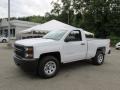 2014 Summit White Chevrolet Silverado 1500 WT Regular Cab 4x4  photo #1