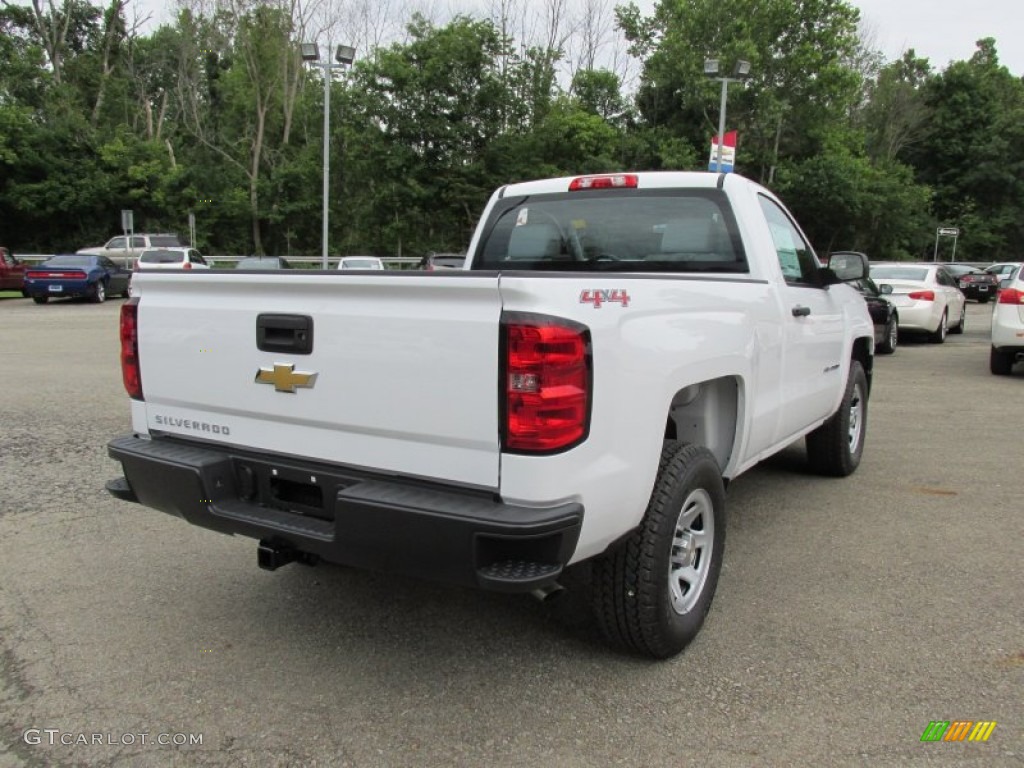 2014 Silverado 1500 WT Regular Cab 4x4 - Summit White / Jet Black/Dark Ash photo #6