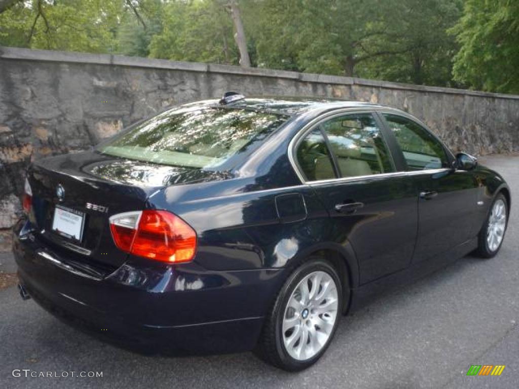 2006 3 Series 330i Sedan - Monaco Blue Metallic / Beige photo #11