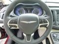 Black/Linen 2015 Chrysler 200 Limited Steering Wheel
