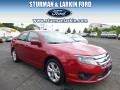 Red Candy Metallic 2012 Ford Fusion SE V6