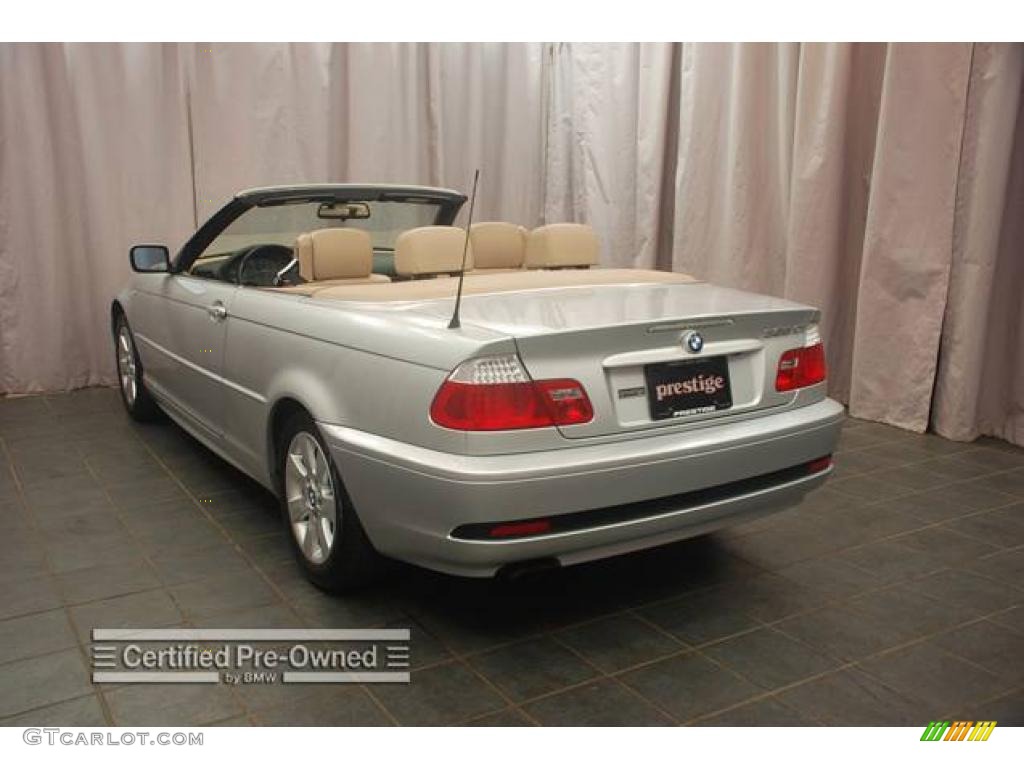 2006 3 Series 325i Convertible - Titanium Silver Metallic / Beige photo #3