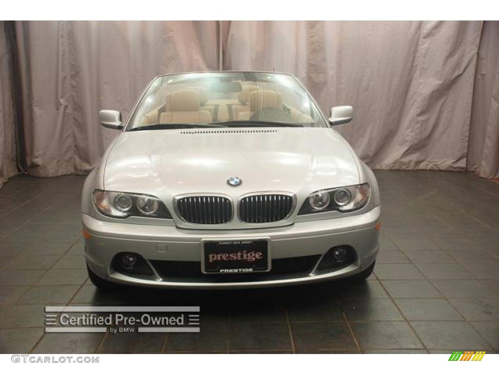 2006 3 Series 325i Convertible - Titanium Silver Metallic / Beige photo #6