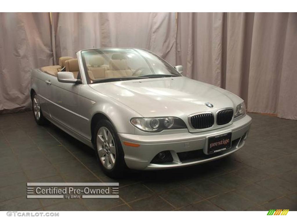 2006 3 Series 325i Convertible - Titanium Silver Metallic / Beige photo #7