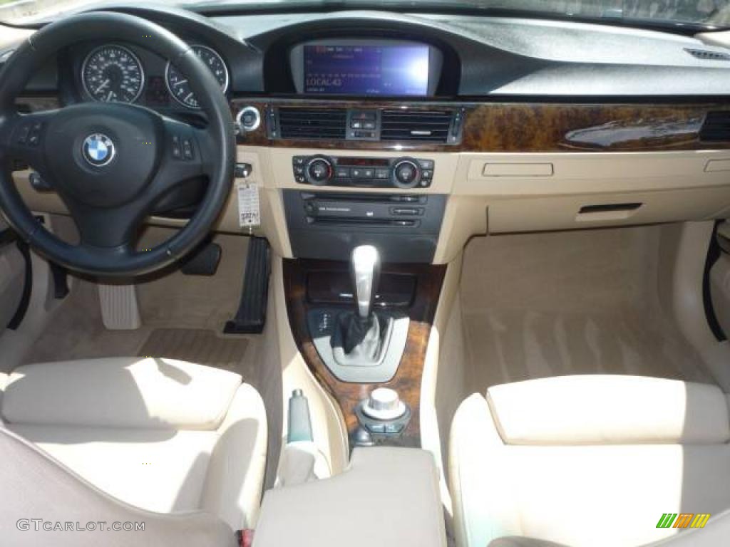 2006 3 Series 330i Sedan - Jet Black / Beige photo #8