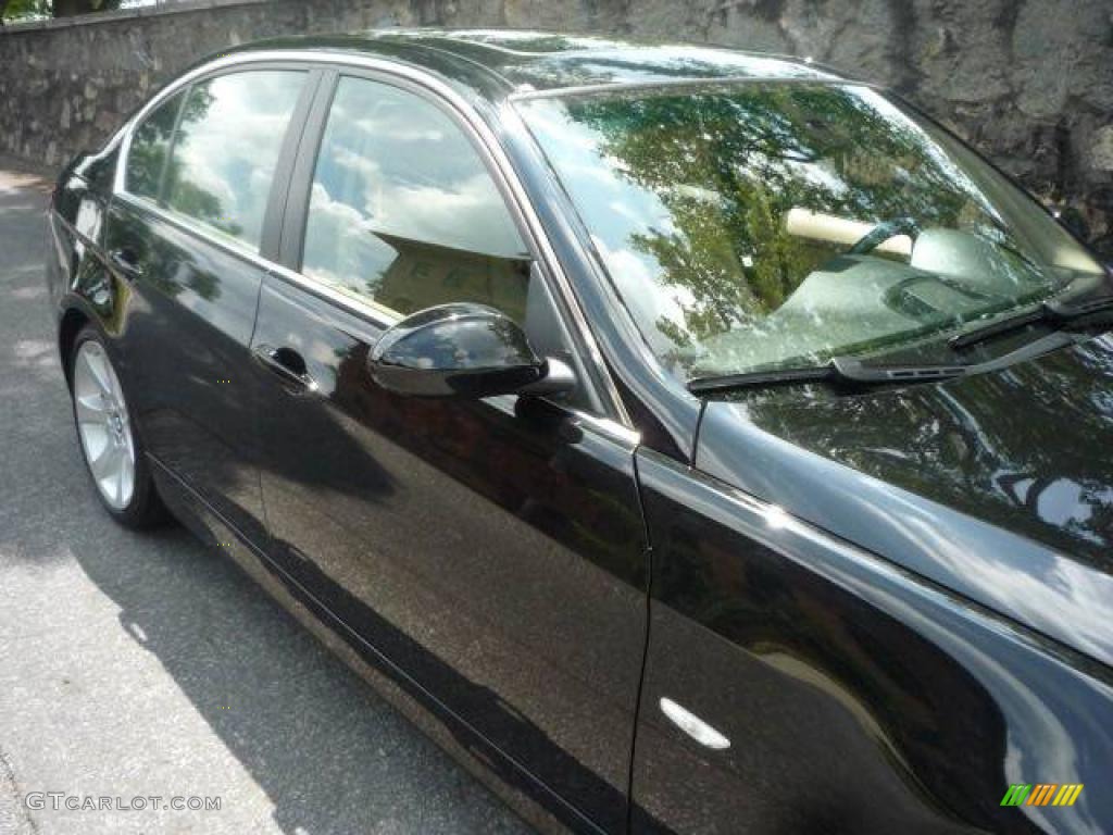 2006 3 Series 330i Sedan - Jet Black / Beige photo #15