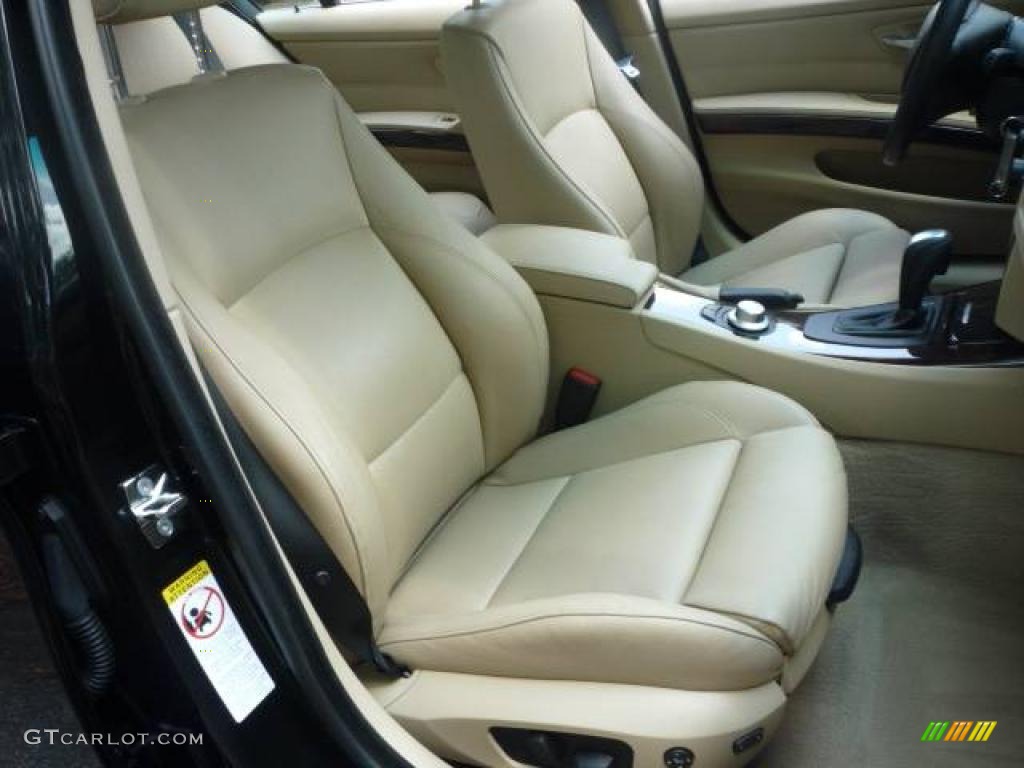 2006 3 Series 330i Sedan - Jet Black / Beige photo #19