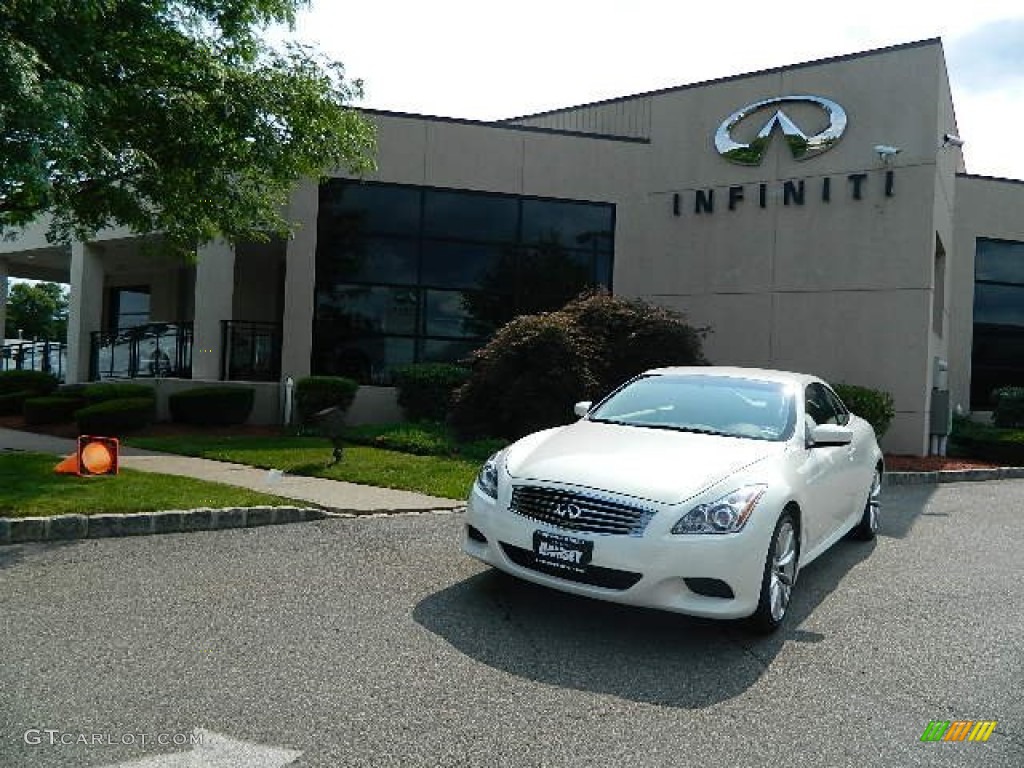 2010 G 37 S Sport Convertible - Moonlight White / Stone photo #1