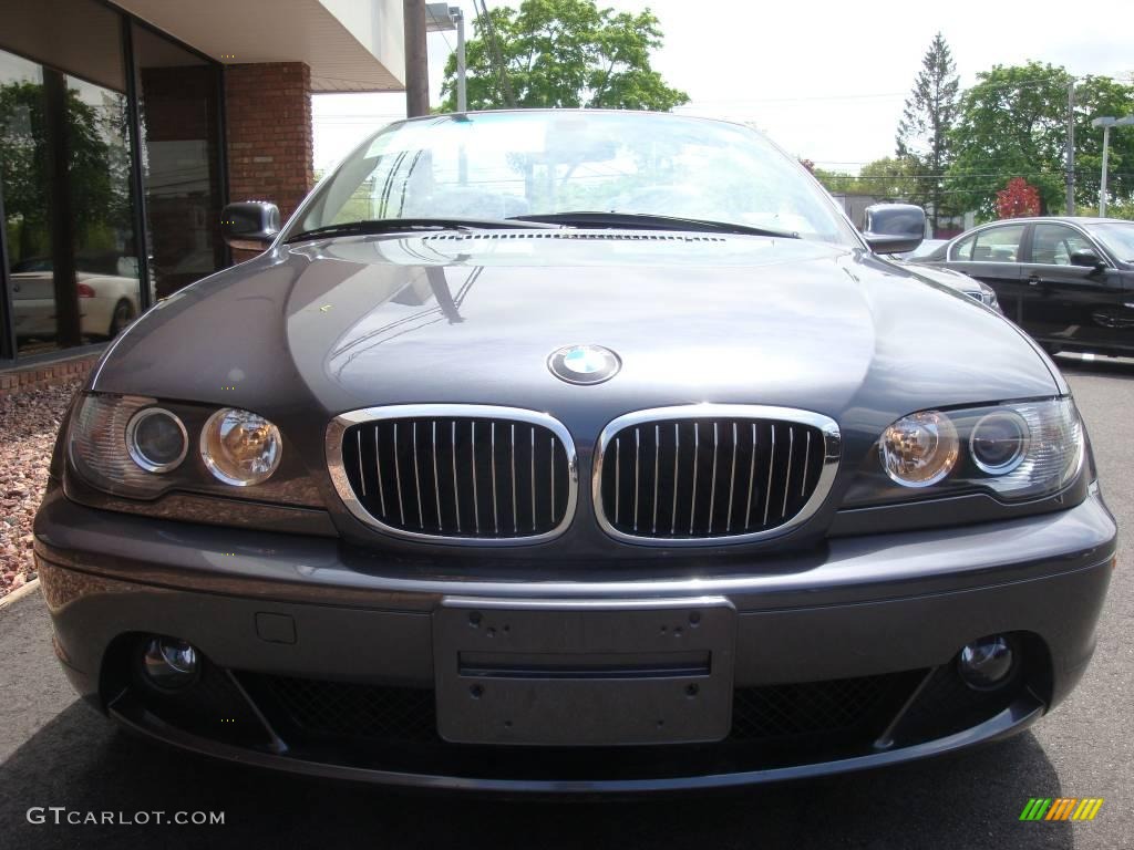 2006 3 Series 330i Convertible - Sparkling Graphite Metallic / Grey photo #3