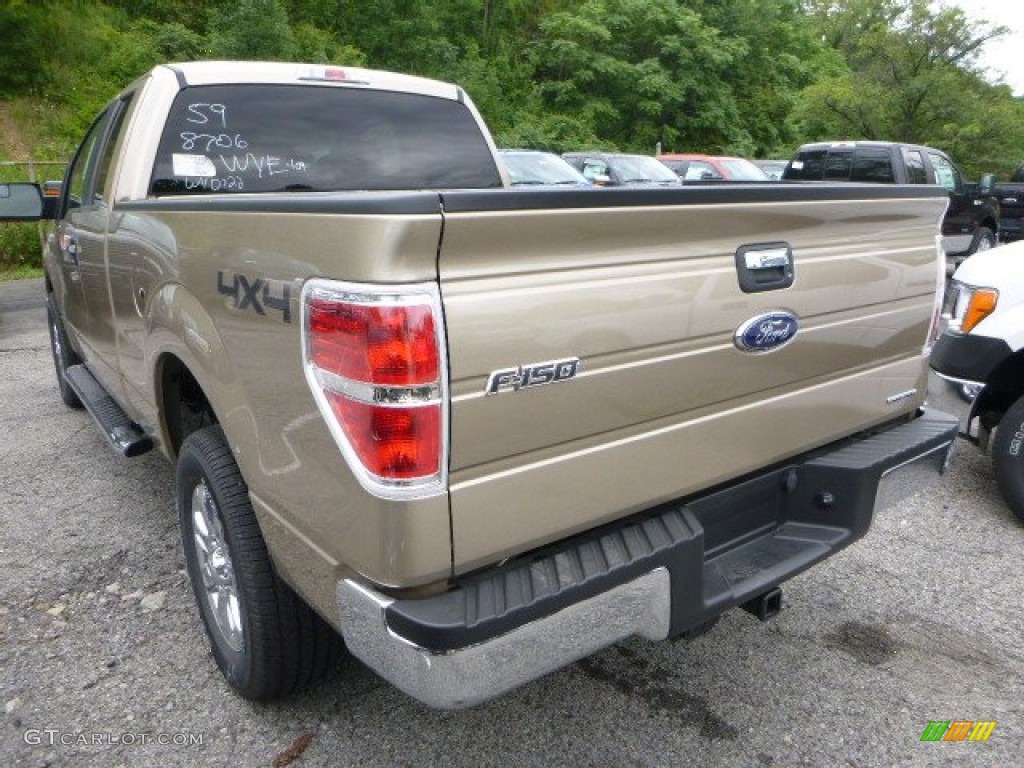 2014 F150 XLT SuperCab 4x4 - Pale Adobe / Pale Adobe photo #4