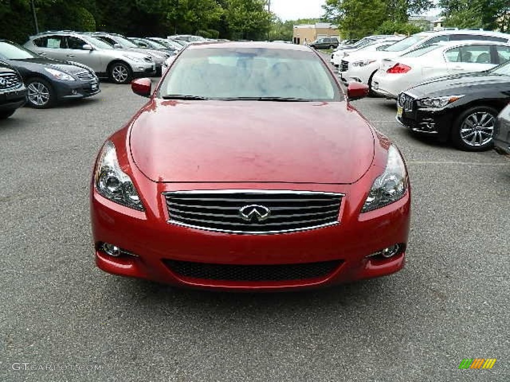 2014 Q60 Coupe AWD - Venetian Red / Graphite photo #1