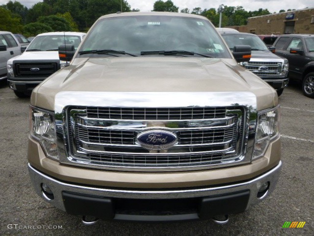 2014 F150 XLT SuperCab 4x4 - Pale Adobe / Pale Adobe photo #6