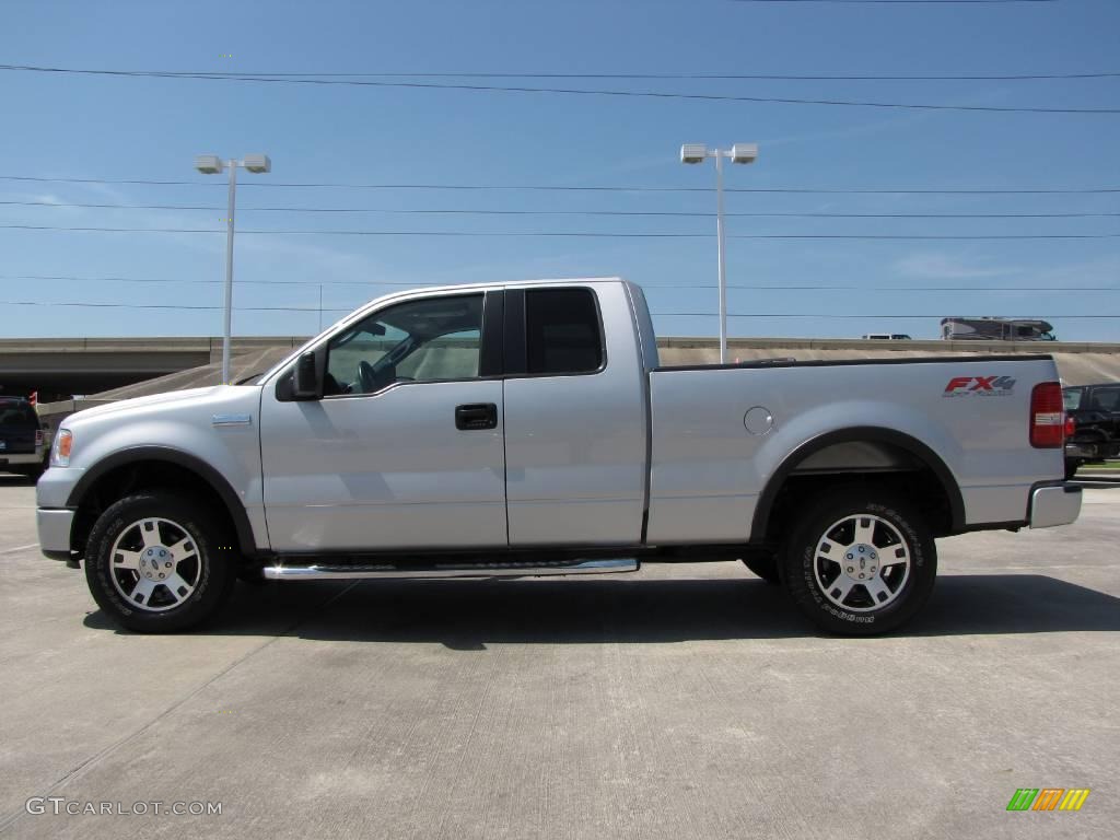 2006 F150 FX4 SuperCab 4x4 - Silver Metallic / Black/Medium Flint photo #4