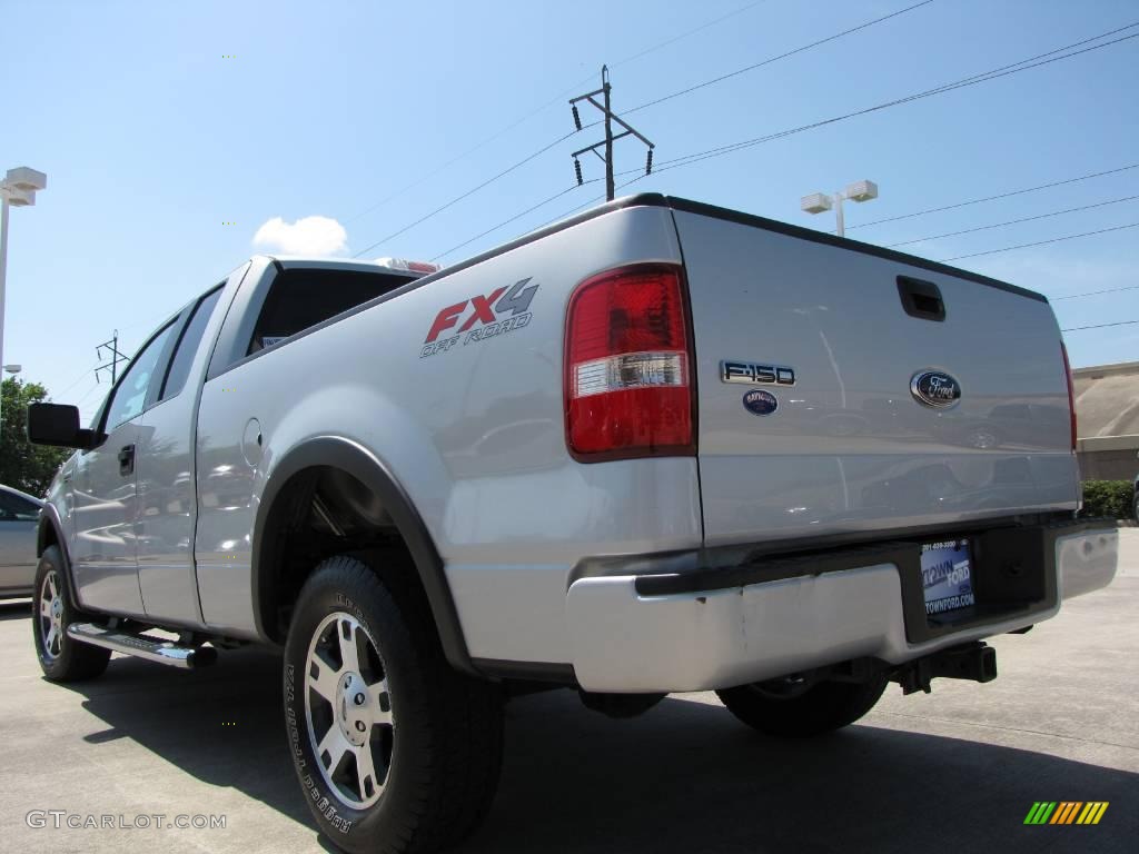 2006 F150 FX4 SuperCab 4x4 - Silver Metallic / Black/Medium Flint photo #5