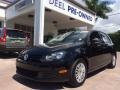 Black 2010 Volkswagen Golf 4 Door