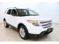 2013 Oxford White Ford Explorer XLT 4WD  photo #1