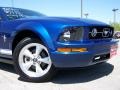 2007 Vista Blue Metallic Ford Mustang V6 Premium Coupe  photo #2