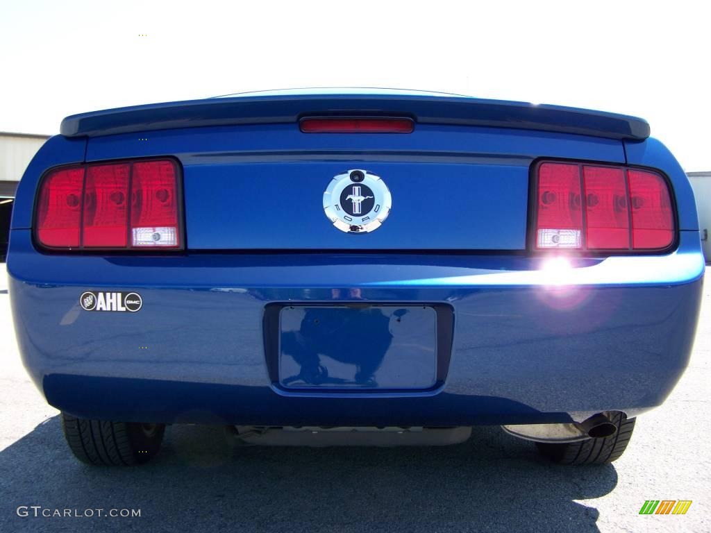 2007 Mustang V6 Premium Coupe - Vista Blue Metallic / Light Graphite photo #6