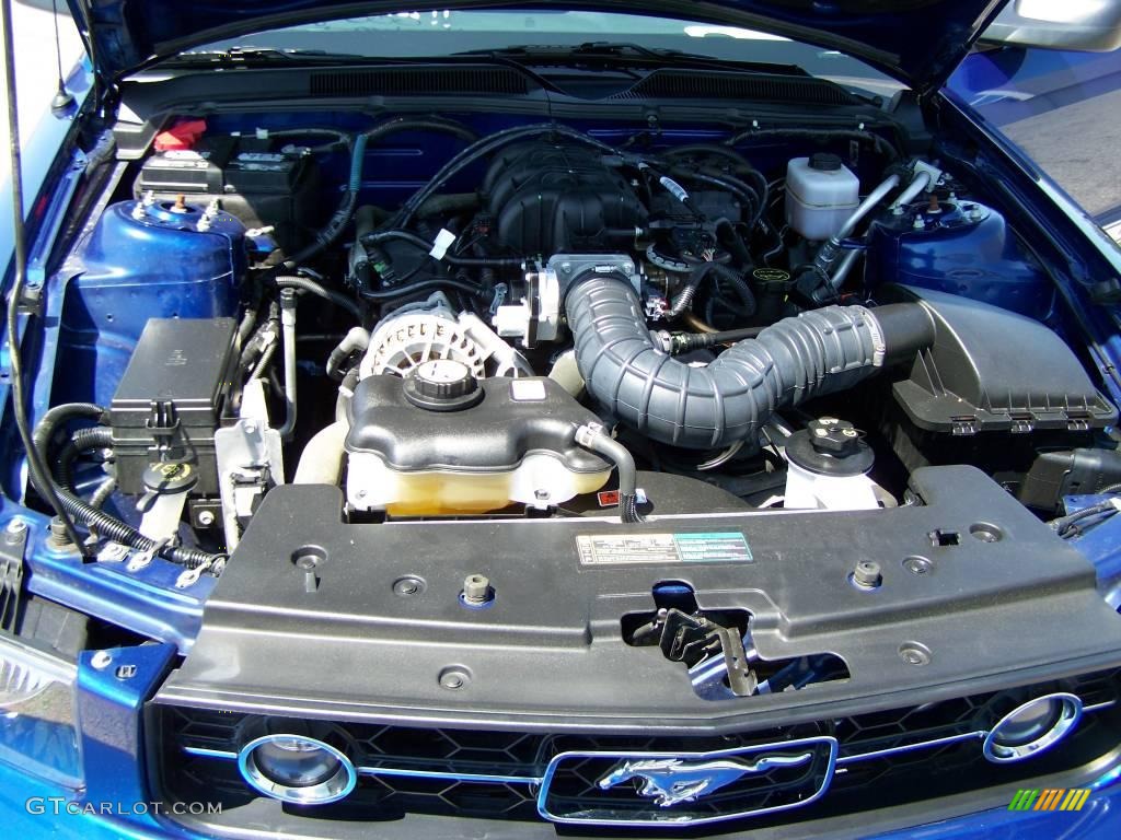 2007 Mustang V6 Premium Coupe - Vista Blue Metallic / Light Graphite photo #15