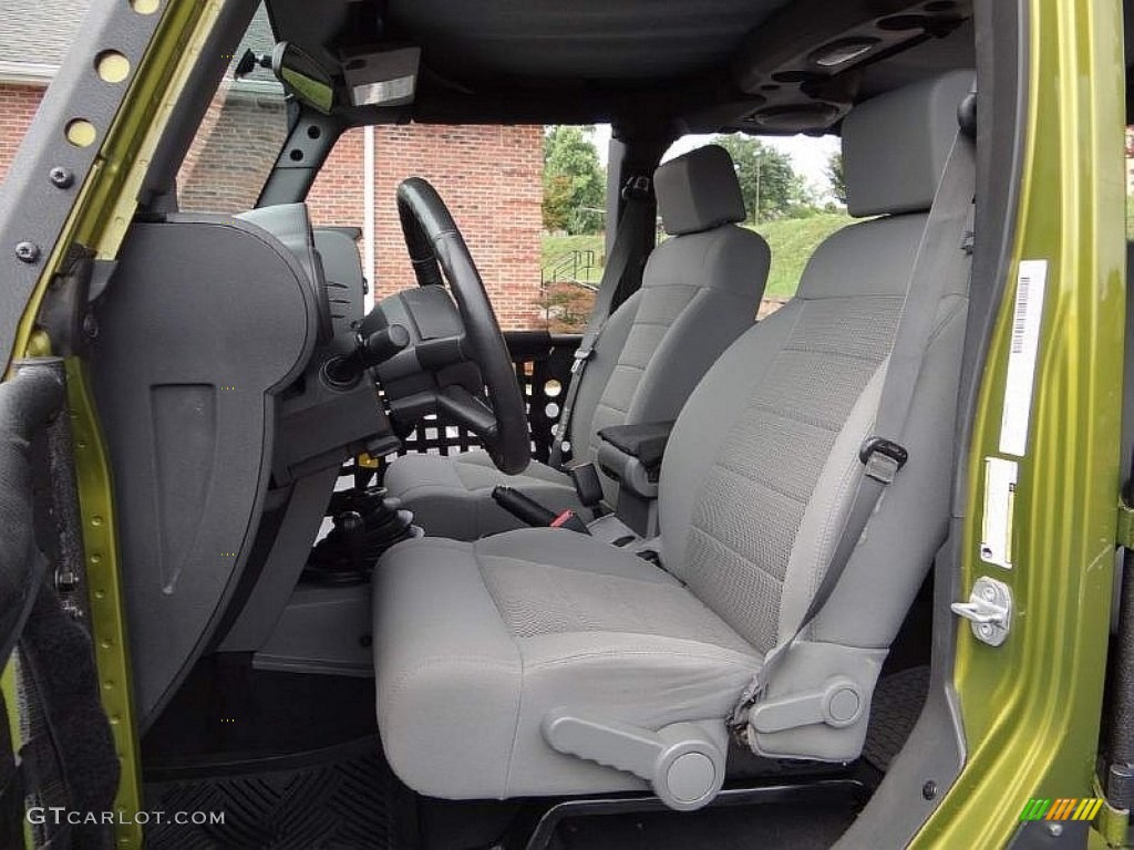 2008 Wrangler Unlimited Rubicon 4x4 - Rescue Green Metallic / Dark Slate Gray/Med Slate Gray photo #23