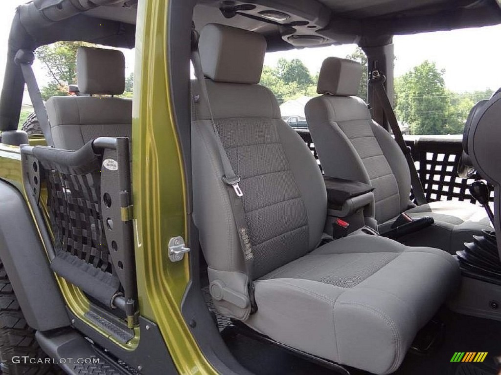 2008 Wrangler Unlimited Rubicon 4x4 - Rescue Green Metallic / Dark Slate Gray/Med Slate Gray photo #39