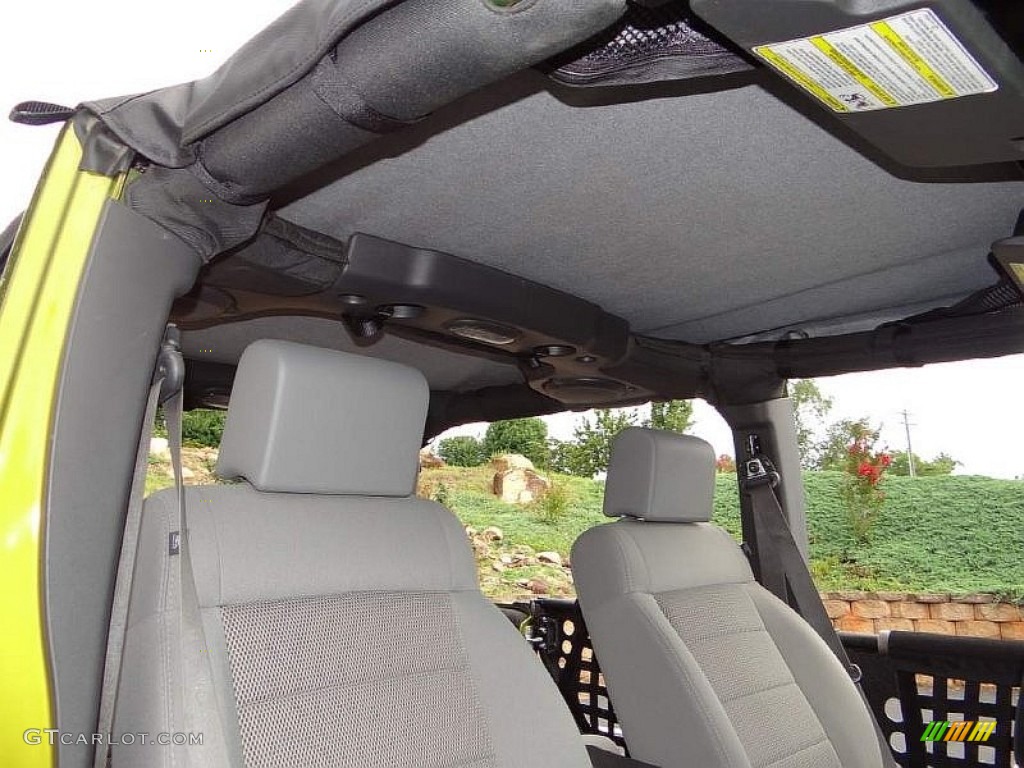 2008 Wrangler Unlimited Rubicon 4x4 - Rescue Green Metallic / Dark Slate Gray/Med Slate Gray photo #40