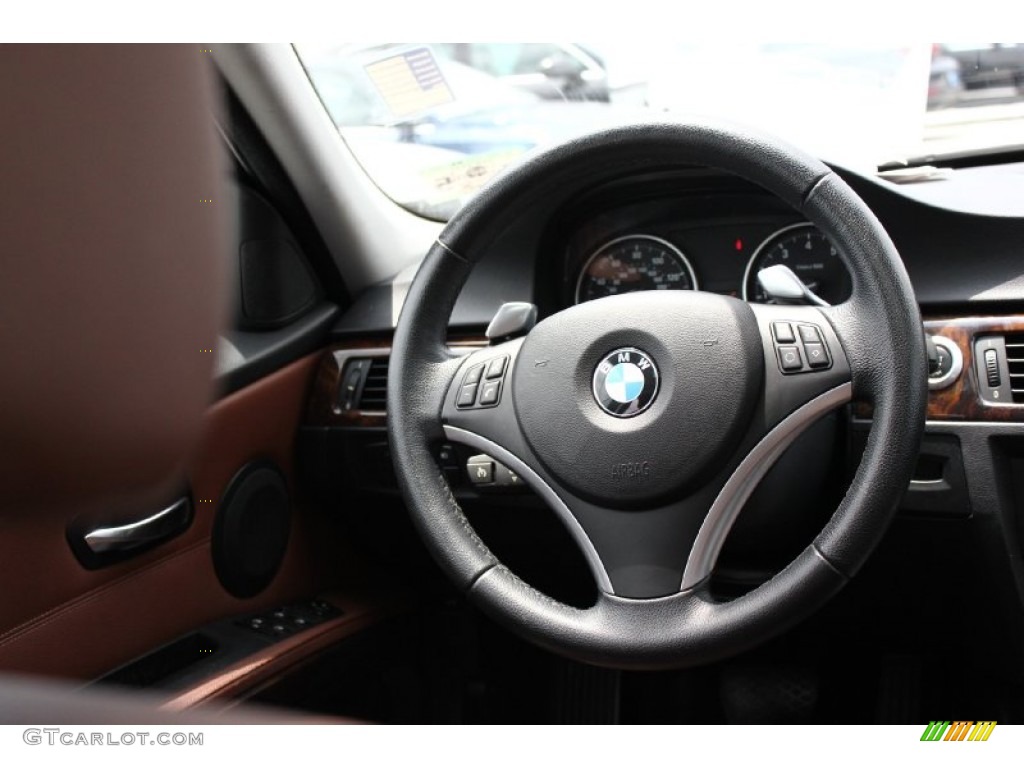 2008 3 Series 335i Sedan - Titanium Silver Metallic / Saddle Brown/Black photo #29