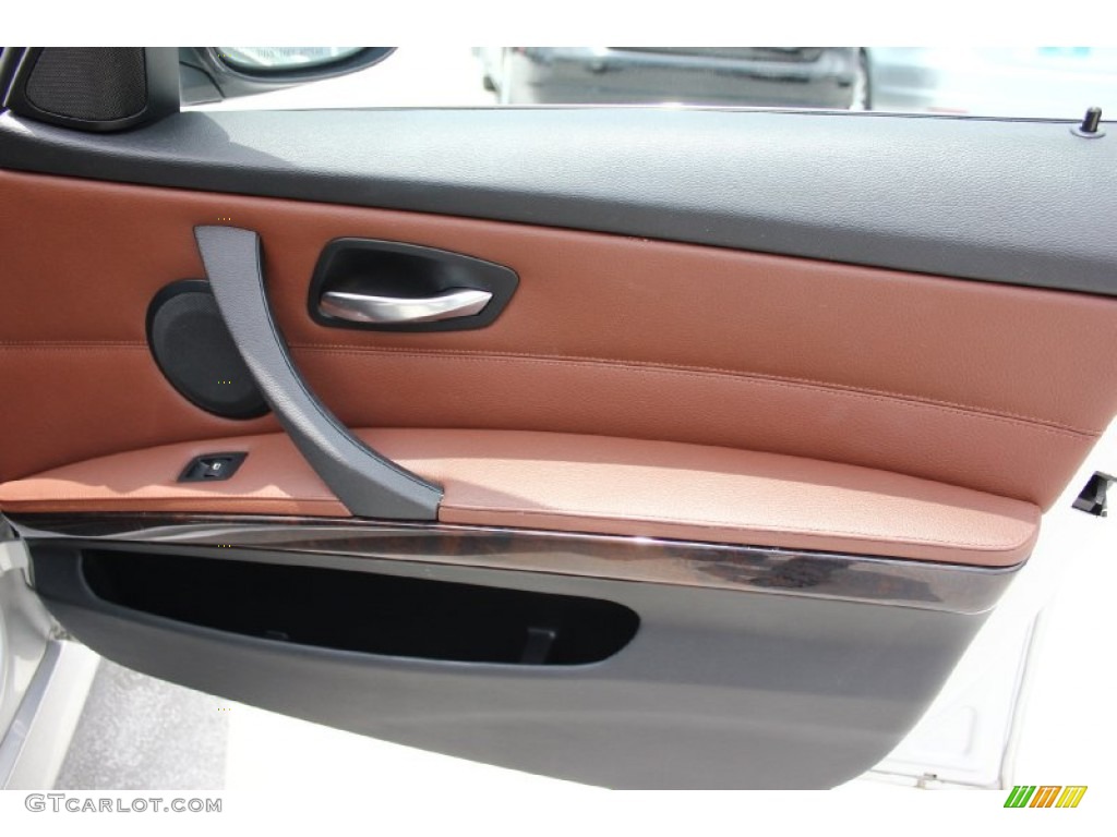 2008 3 Series 335i Sedan - Titanium Silver Metallic / Saddle Brown/Black photo #34