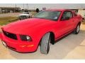 2007 Torch Red Ford Mustang V6 Deluxe Coupe  photo #1
