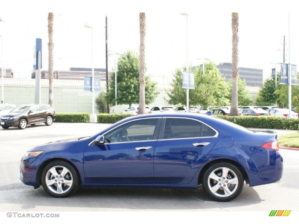 2011 TSX Sedan - Vortex Blue Pearl / Taupe photo #6