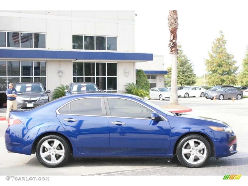 2011 TSX Sedan - Vortex Blue Pearl / Taupe photo #7