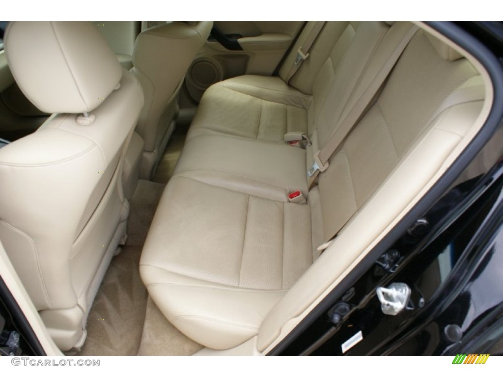 2010 TSX Sedan - Crystal Black Pearl / Parchment photo #15