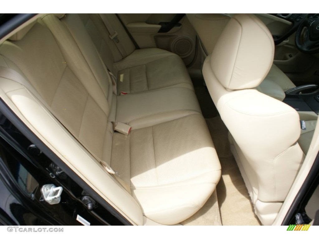 2010 TSX Sedan - Crystal Black Pearl / Parchment photo #18