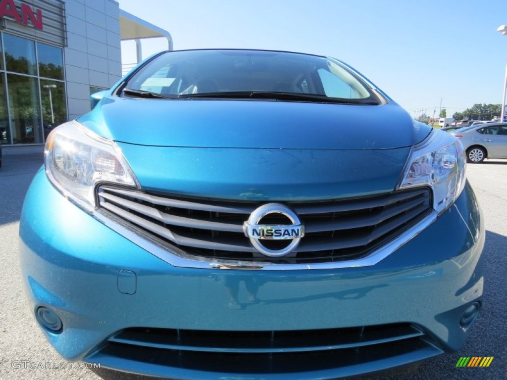 2015 Versa Note S - Metallic Peacock / Charcoal photo #8