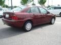 2007 Dark Toreador Red Metallic Ford Focus ZX4 S Sedan  photo #4