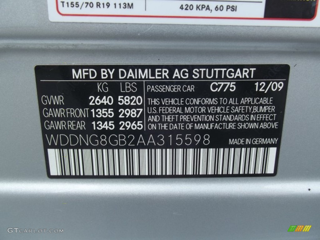 2010 S 550 4Matic Sedan - Iridium Silver Metallic / Black photo #42