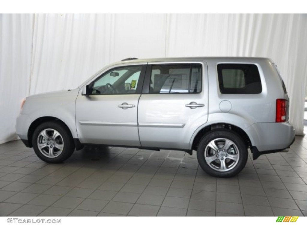 2015 Pilot EX-L - Alabaster Silver Metallic / Gray photo #4