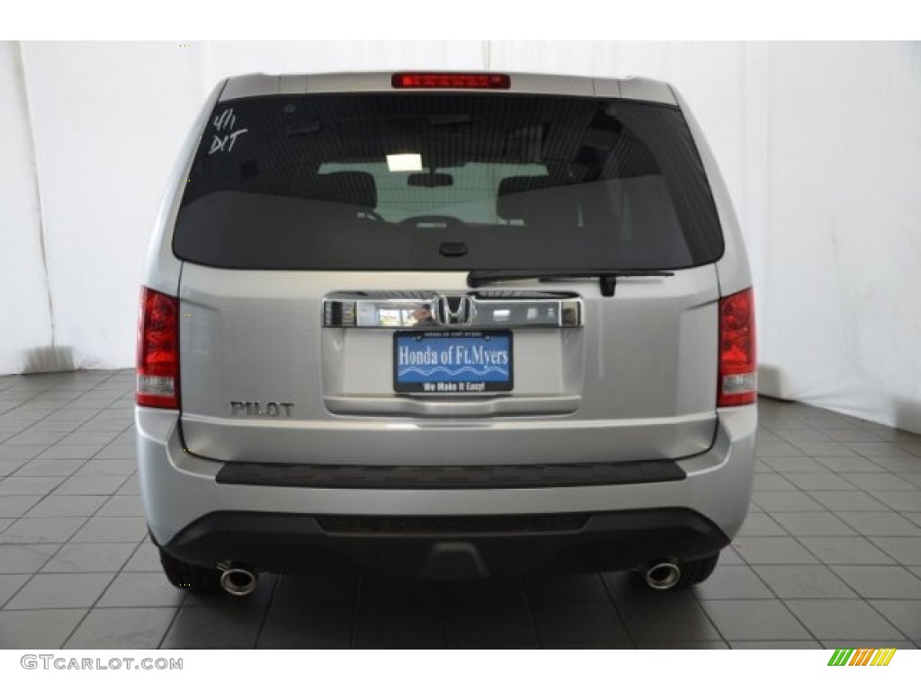 2015 Pilot EX-L - Alabaster Silver Metallic / Gray photo #6