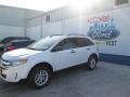 2014 Oxford White Ford Edge SE  photo #4