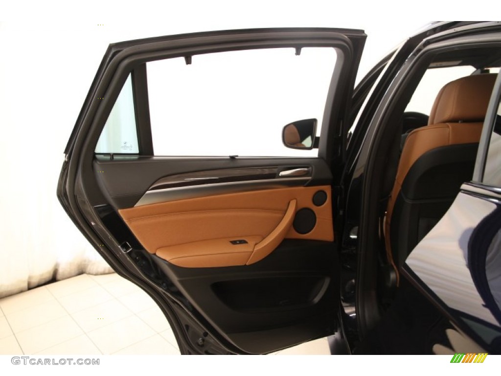 2013 BMW X6 xDrive50i Saddle Brown Door Panel Photo #95870101
