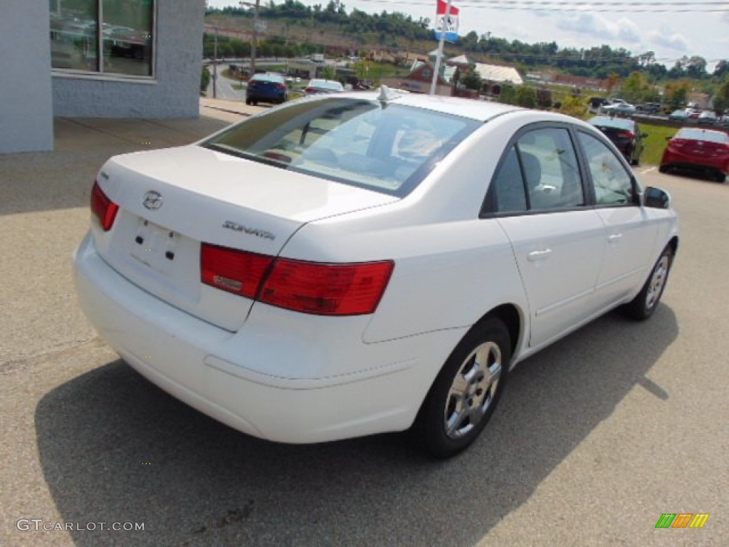 2010 Sonata GLS - Pearl White / Camel photo #9