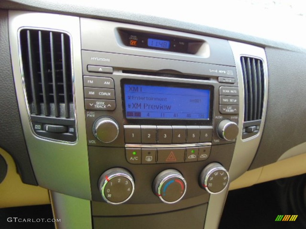 2010 Sonata GLS - Pearl White / Camel photo #14