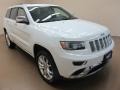 2014 Bright White Jeep Grand Cherokee Summit 4x4  photo #1