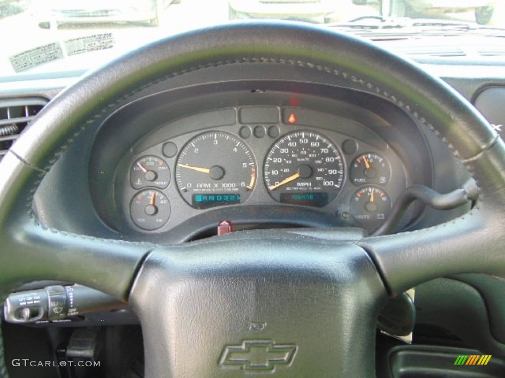 2003 S10 LS Extended Cab 4x4 - Dark Cherry Red Metallic / Graphite photo #16