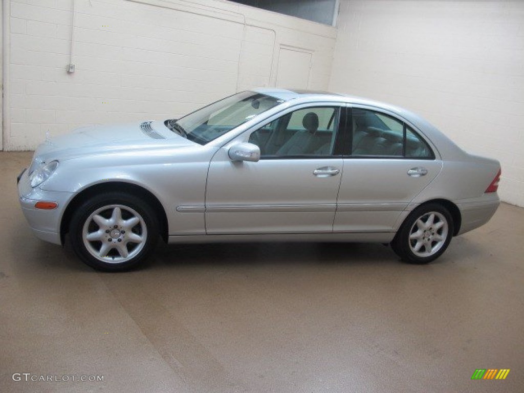 Brilliant Silver Metallic 2003 Mercedes-Benz C 320 Sedan Exterior Photo #95873704