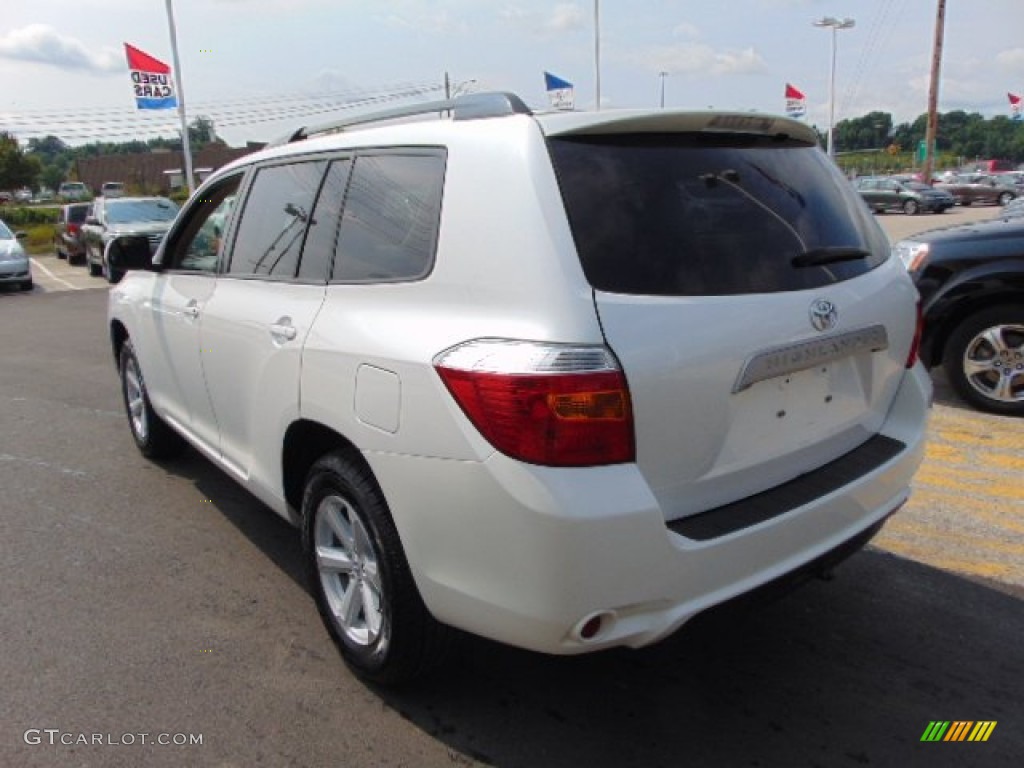 2010 Highlander  - Blizzard White Pearl / Sand Beige photo #7